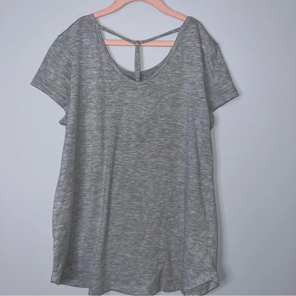 Gray T-Shirt with Sequin Owl Design